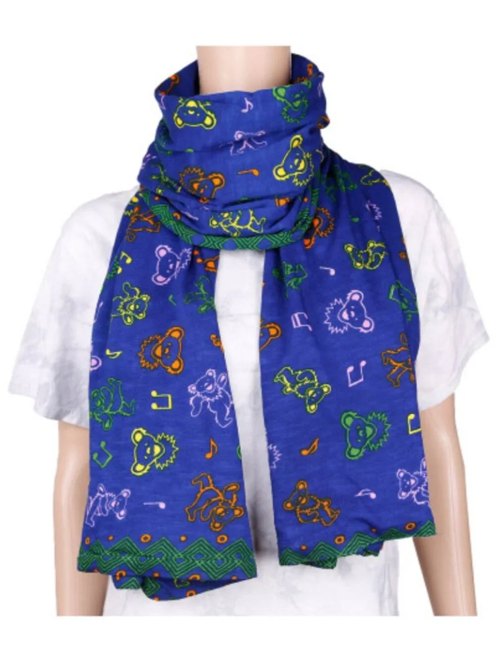 Grateful Dead Music Bears Scarf ~ 70